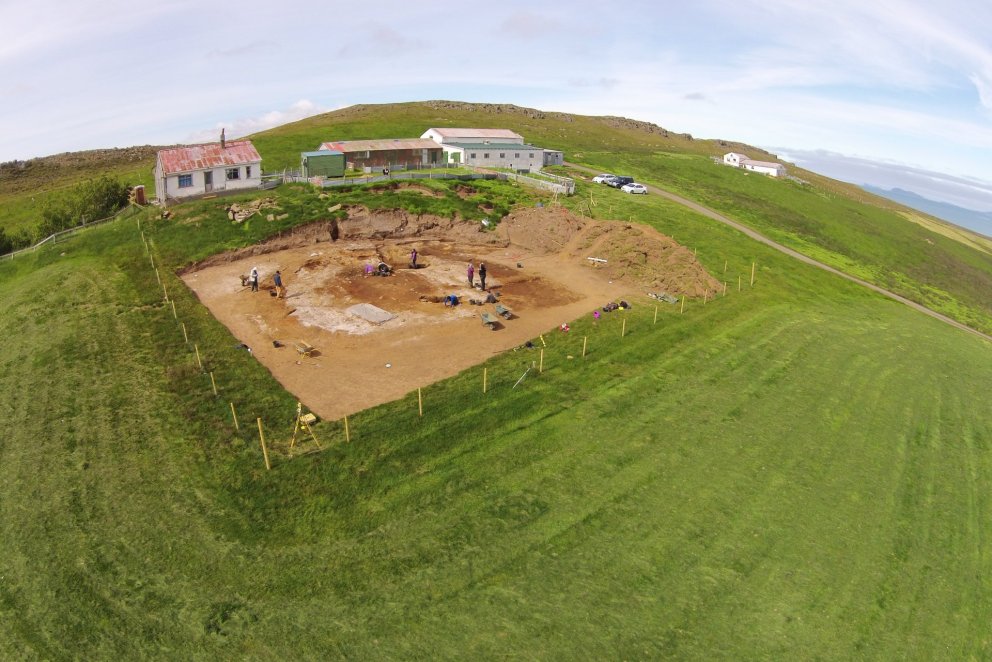 Frá fornleifarannsóknunum. Mynd: Byggðasafn Skagfirðinga
