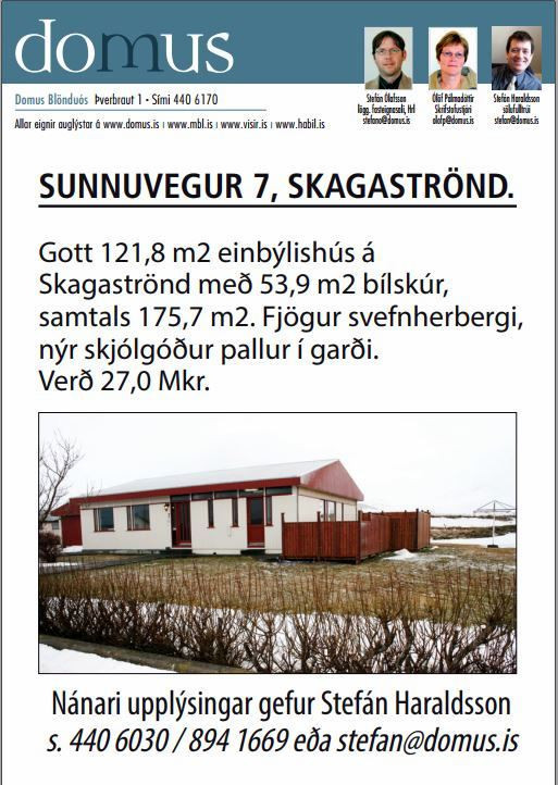 Hér er auglýsingin sem átti að birtast í Feyki.