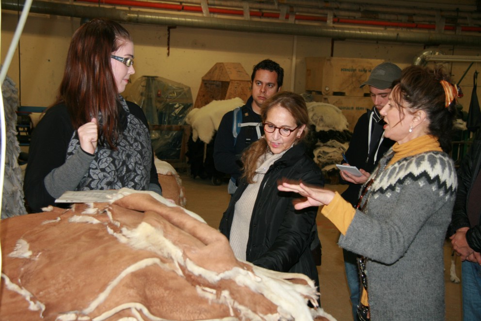 Dorrit og vinkona hennar heimsækja Loðskinn