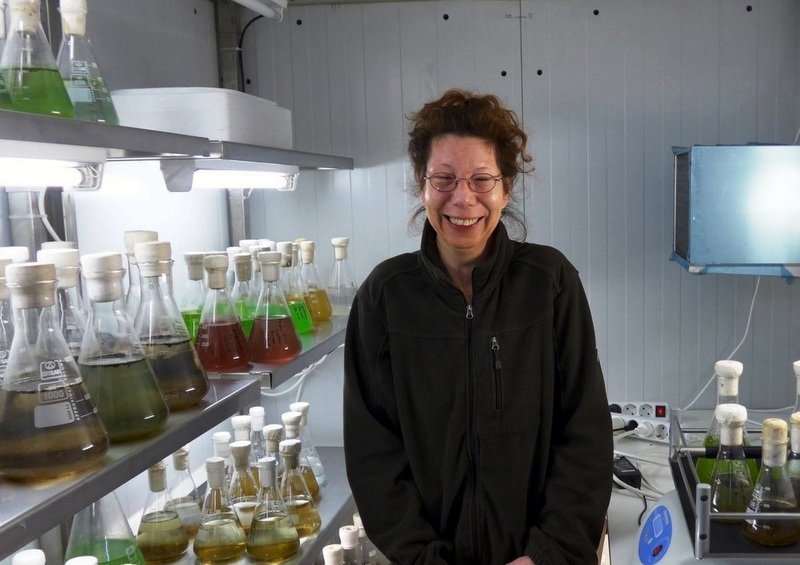 Dr. Bettina Scholz starfsmaður BioPol. Mynd af Skagastrond.is.