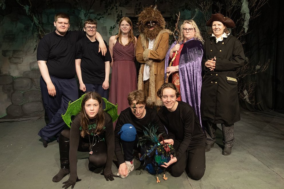 Leikhópu Leikfélags Blönduóss. MYNDIR: RÓBERT DANÍEL JÓNSSON