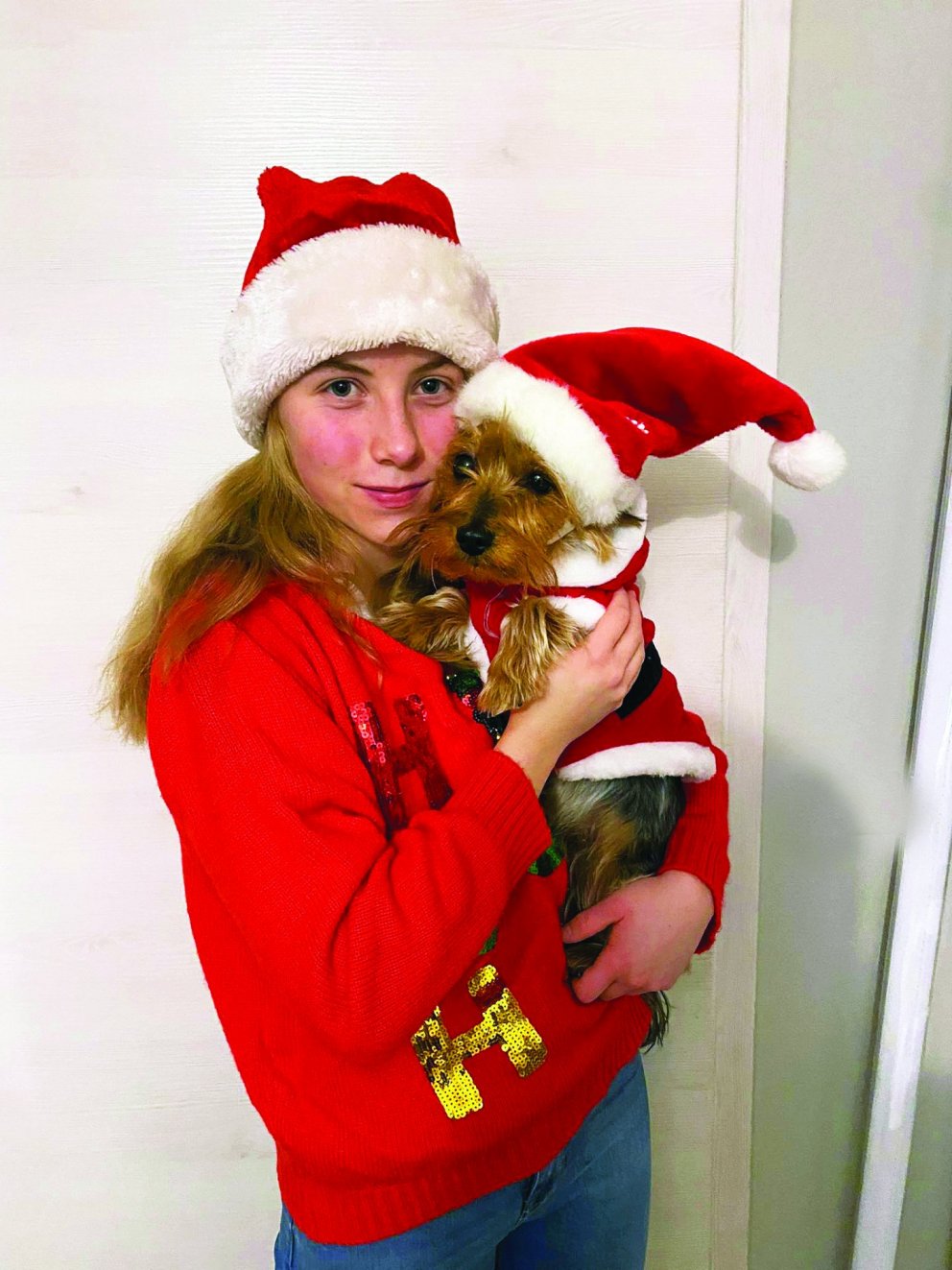 Elísa Bríet og Dimma Lind í hátíðarskapi. - AÐSEND MYND