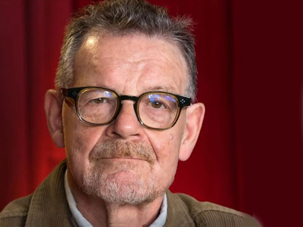 Eiríkur Rögnvaldsson ræðumaður á kirkjukvöldi. MYND AF FACEBOOK