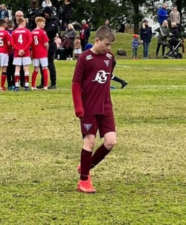 Fannar Örn Kárason. Myndir tekinar af Stuðningsmenn Knattspyrnudeildar Tindastóls.