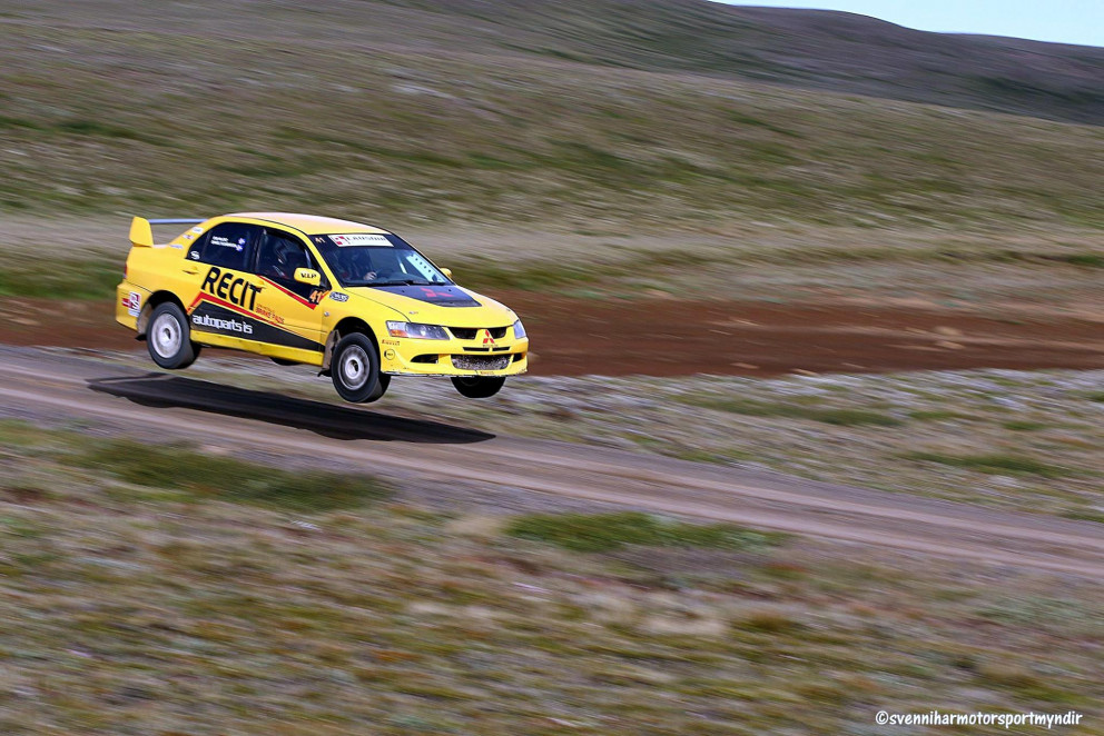 Daníel stekkur á Mælifellsdal. Mynd: Sveinn Haraldsson