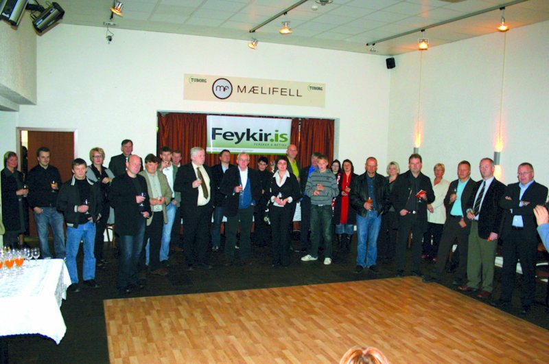 Frá opnunarteiti Feykis.is fyrir 10 árum.