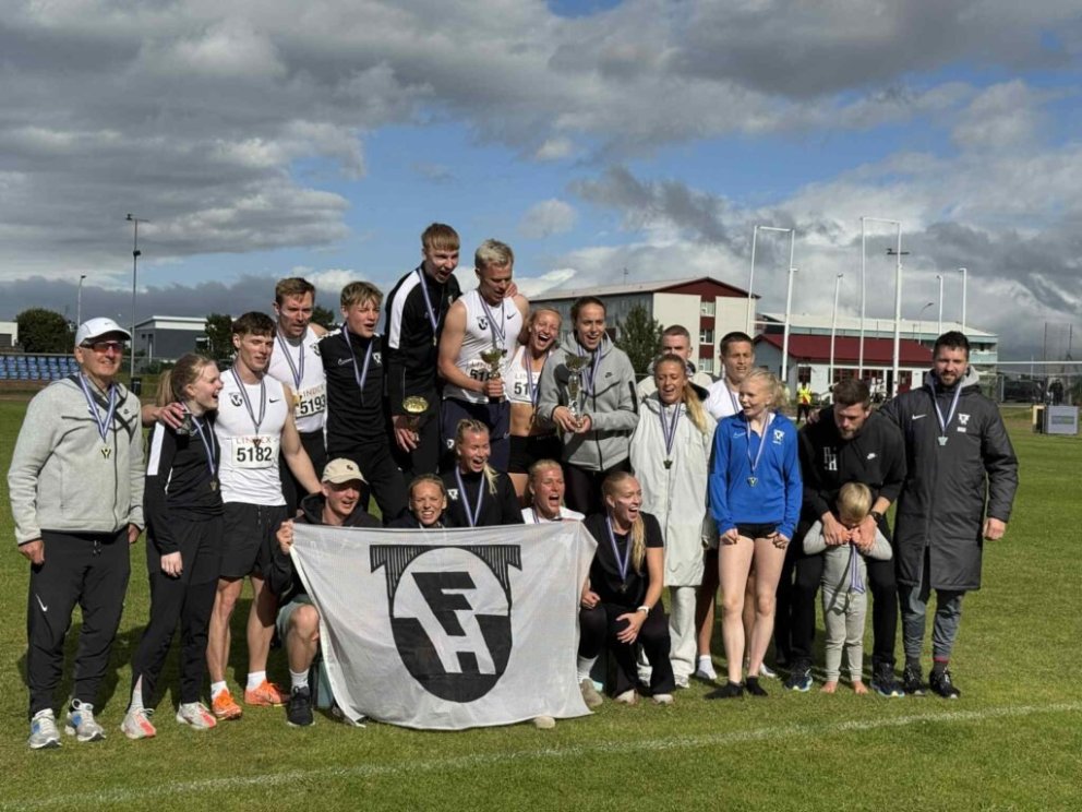 Sigurlið FH í Bikarkeppni FRÍ 2025. Mynd:fri.is