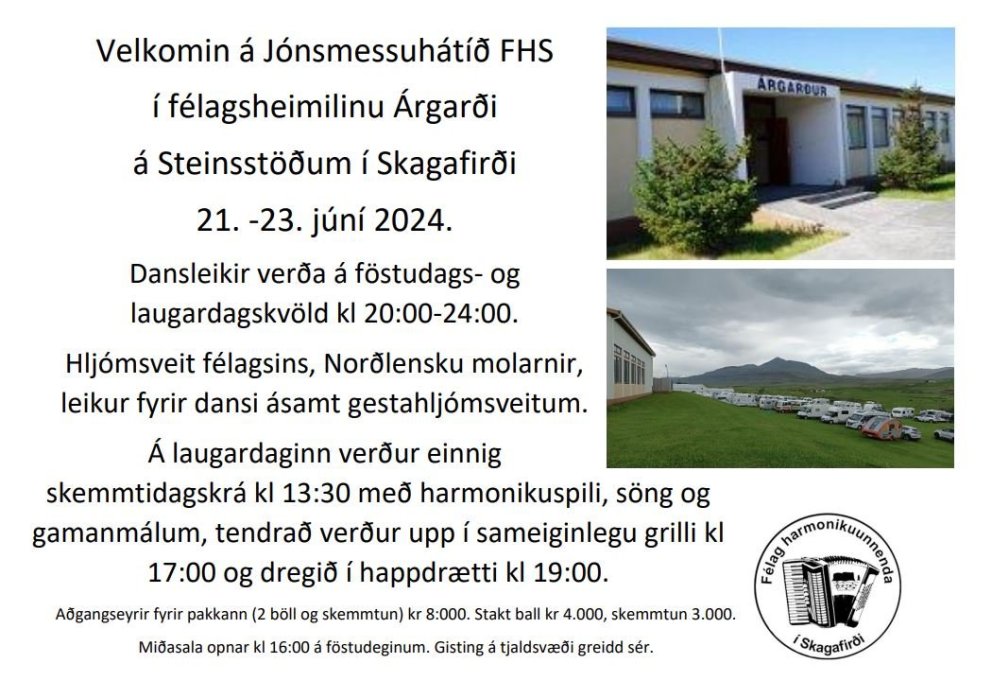 Augýsing sem fór í Sjónhornið.