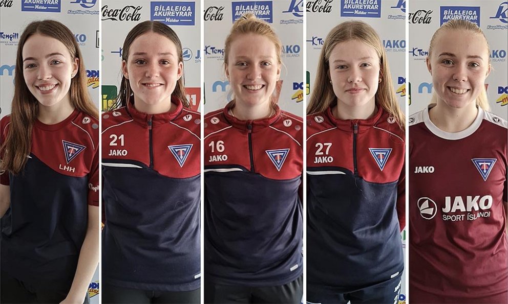 Laufey Harpa, Krista Sól, Eyvör, Marsilía og María Dögg. MYNDIR: UMFT