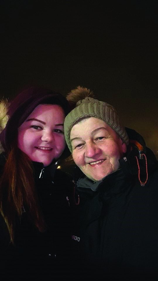 Fjóla og Abba á góðri stund. Mynd: Fjóla Sigríður