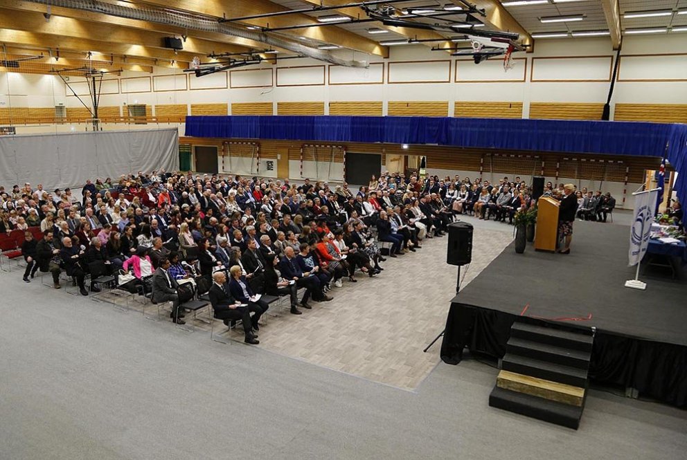 Frá brautskráningu FNV 2022. MYNDIR: HINIR SÖMU