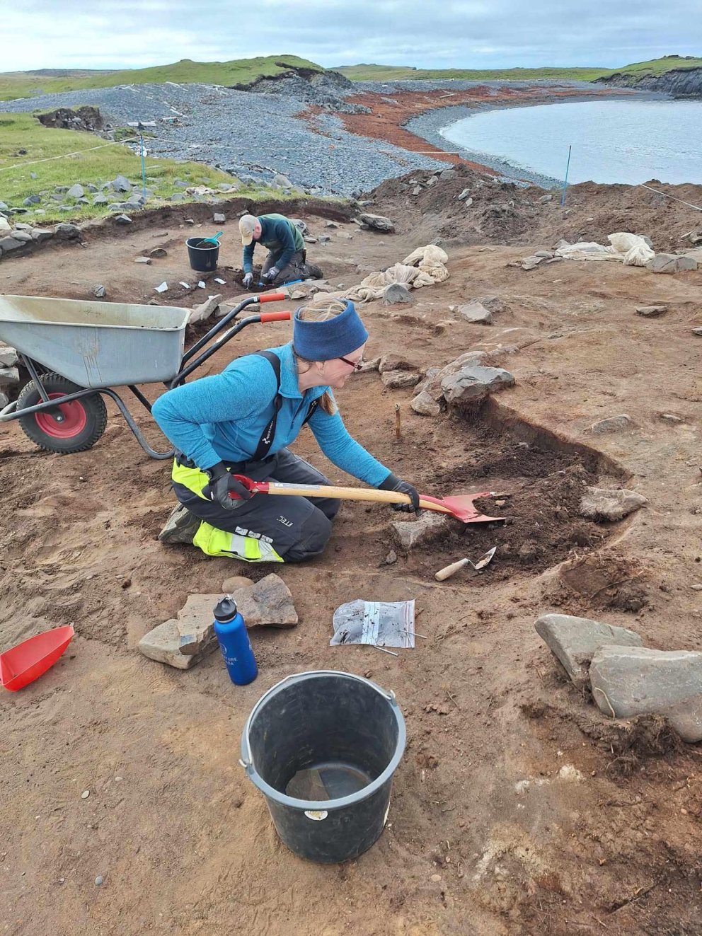 Frá uppgreftri á Skaga. MYND AF SÍÐU BYGGÐASAFNS SKAGFIRÐINGA