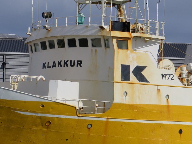 Klakkur ber nú einkennisstafina ÍS-903 enda heimahöfnin á Vestfjörðum. Mynd: Hörður Ingimarsson.