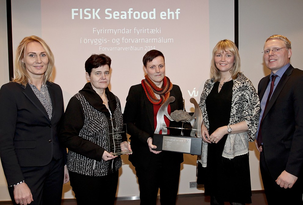 FISK Seafood hlaut Forvarnarverðlaun VÍS