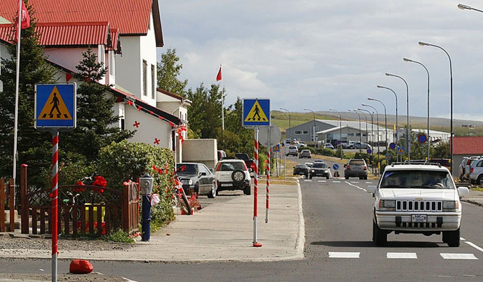 Frá Hvammstanga sumarið 2016. MYND: ÓAB