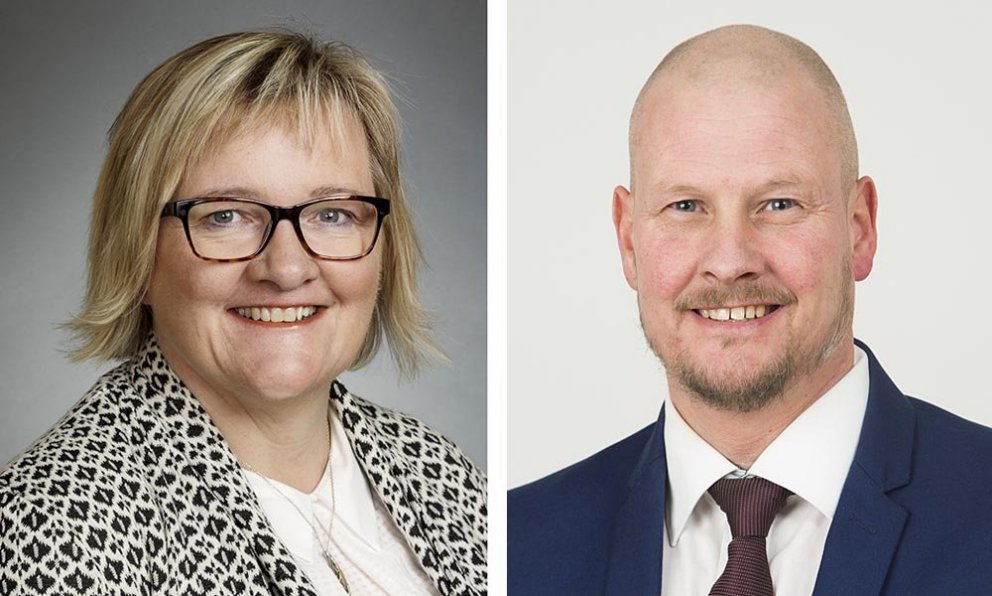 Halla Signý og Stefán Vagn.