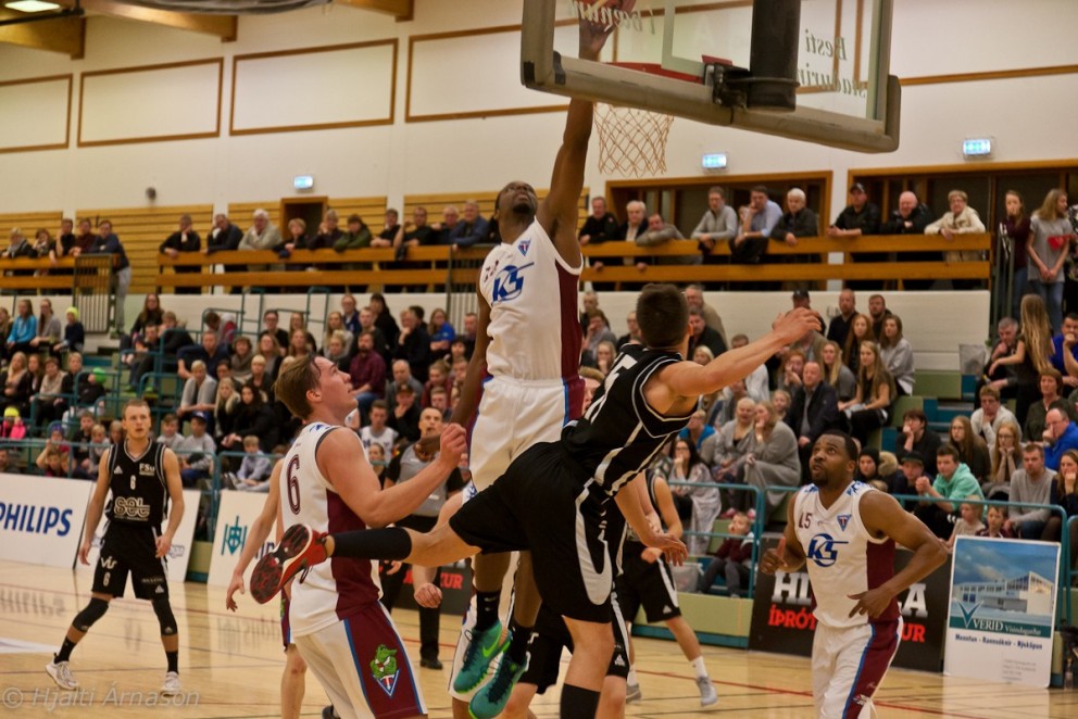 Meistaraflokkur Tindastóls sigraði FSu í Lengjubikarnum í Síkinu í gærkvöldi. Ljósm./Hjalti Árna