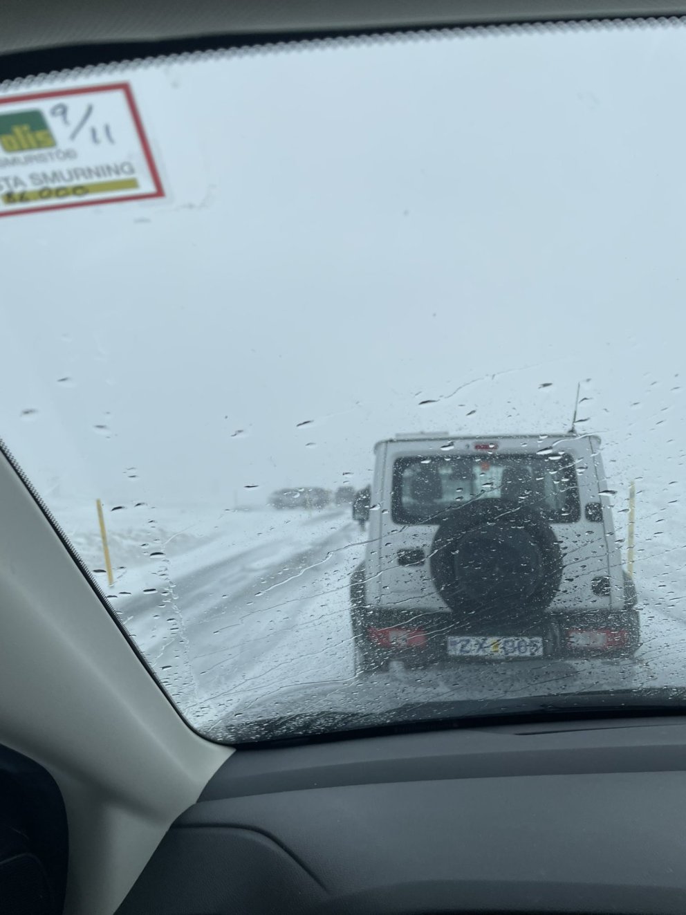 Frá Holtavörðuheiði í dag. Mynd: Ásbjörn Baldvinsson