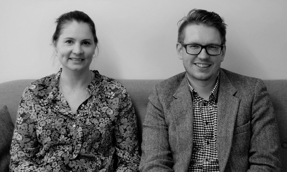 Sigurbjörg Ludvigsdóttir sálfræðingur, einn eigandi Kvíðameðferðarstofunnar, og Dagur Bjarnason geðlæknir.