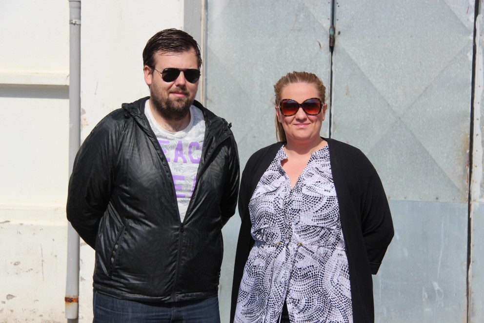 Adam Smári Hermannsson og Ásdís Þórhallsdóttir eru framkvæmdastjórar Gærunnar í ár. Mynd: KSE