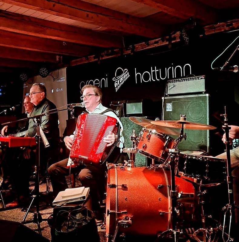 Geiri á Græna hattinum um síðustu helgi. Mynd: Maríanna Margeirs.