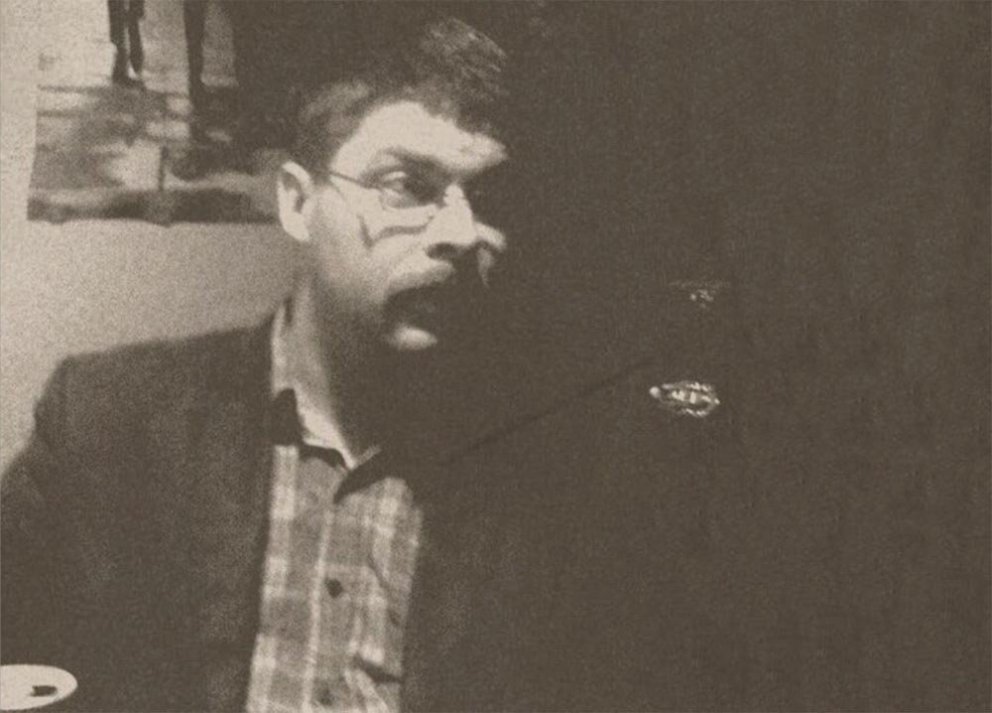 Gillon á góðum degi með eitt af heimsins bestu köffum... MYND AF NETINU