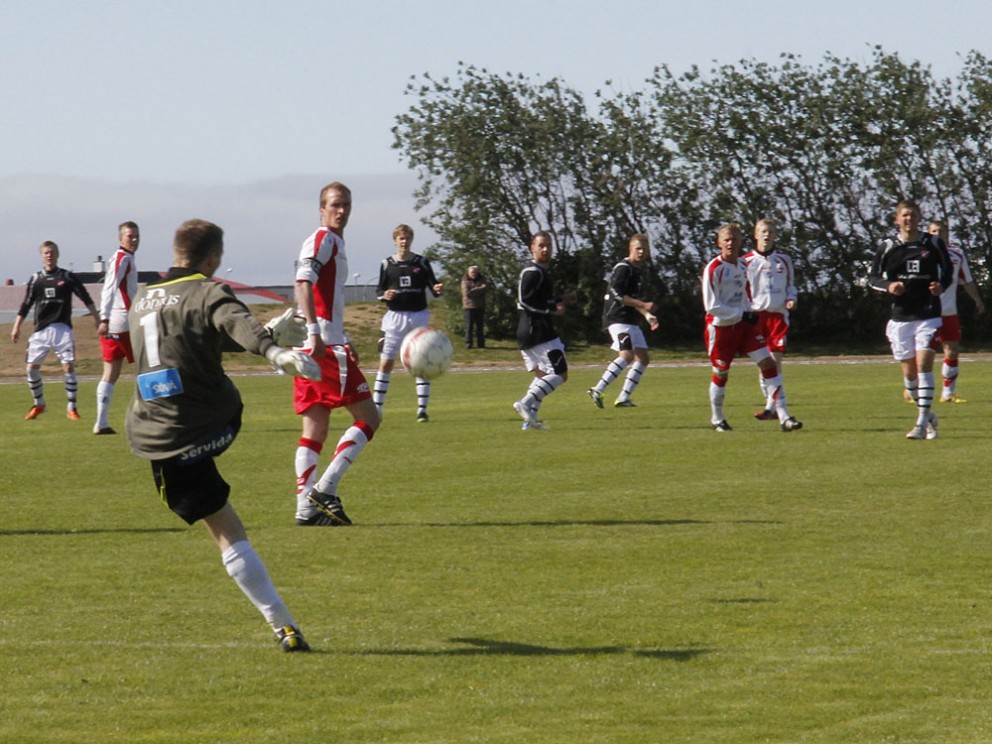 Ingvi Hrannar bjargaði stigi með glæsimarki