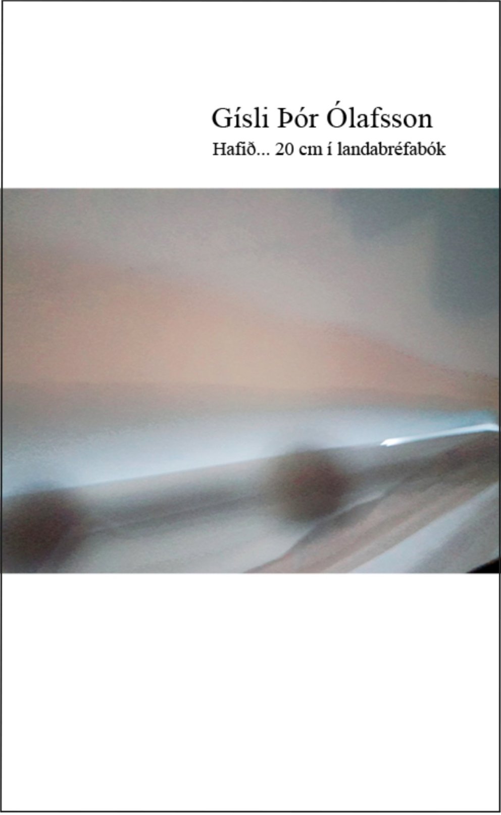 Nýja ljóðabókin Gísla. MYND AÐSEND