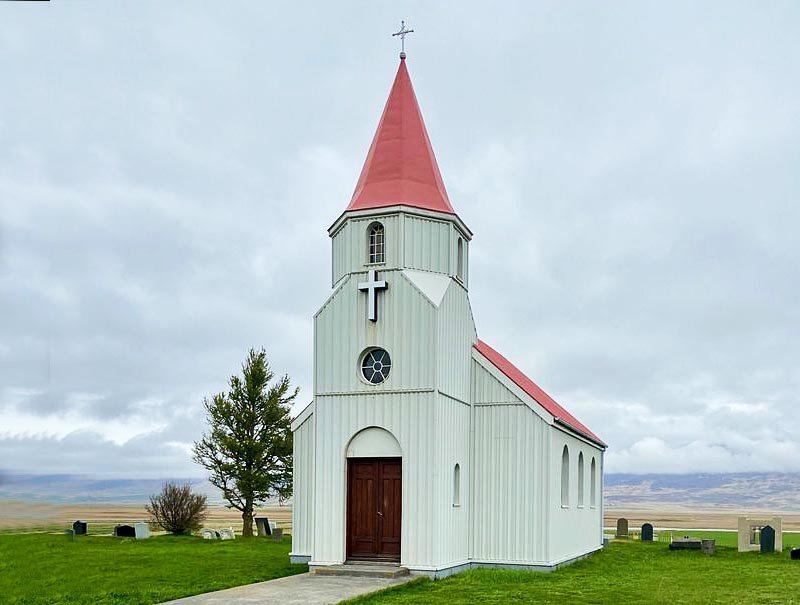 Glaumbæjarkirkja. MYND AF KIRKJAN.IS