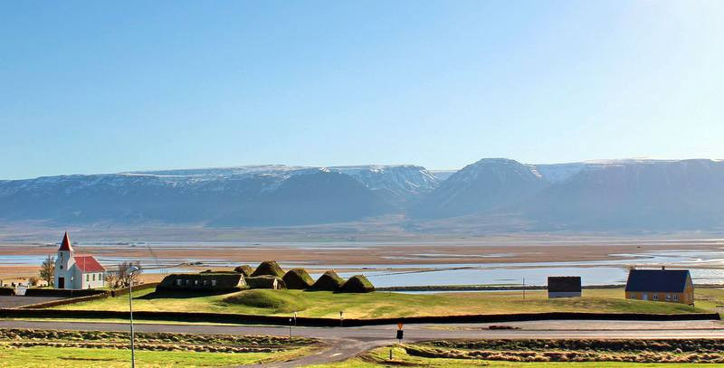 Glaumbær. Mynd af FB Byggðasafnsins.