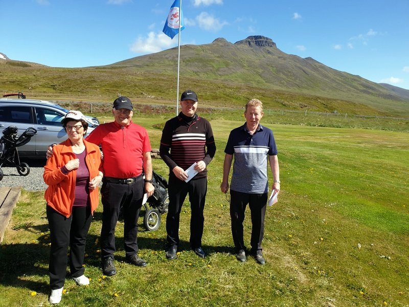 Frá mótinu á Háagerðisvelli. Aðsendar myndir.