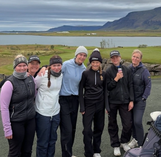 Frá vinstri eru þær Dagbjört Sísí, Halldóra, Gígja Rós, Anna Karen, Nína Morgan, Una Karen og Árný Lilja. MYND AF FB SÍÐU GSS