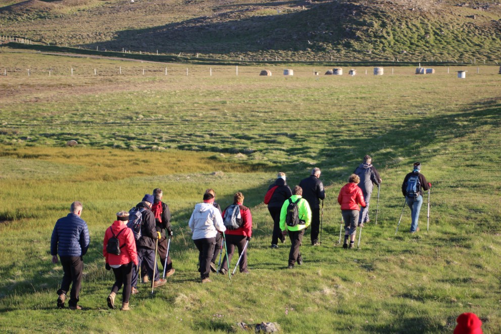 Sumaraukinn í september er tilvalinn til útivistar og gönguferða, ekki síst í yfirstandandi hreyfiviku. Mynd: KSE.