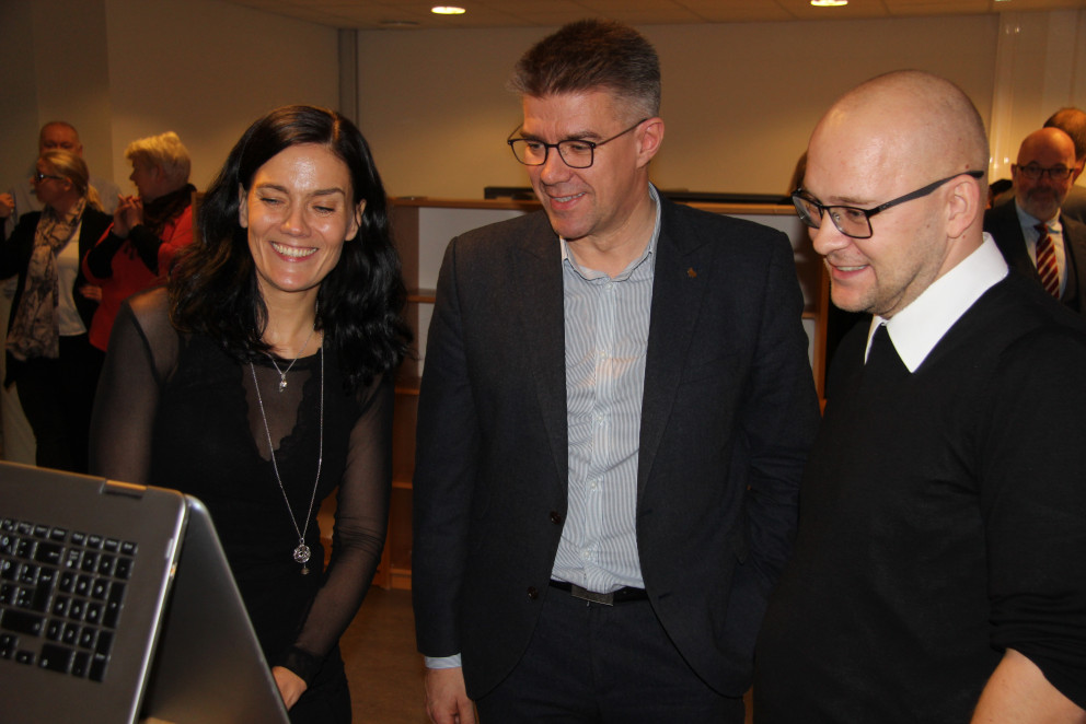 Elsa Lára Arnardóttir, Gunnar Bragi Sveinsson og Þór Reykdal. Mynd: KSE