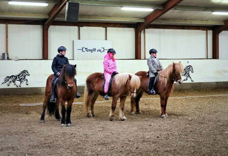 Grímutöltmót Neista var vel sótt. Mynd: Facebooksíða Hestamannafélagsins Neista.