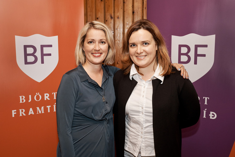 Guðlaug Kristjánsdóttir og Kristín Sigurgeirsdóttir leiða lista Bjartrar framtíðar í Norðvesturkjördæmi.