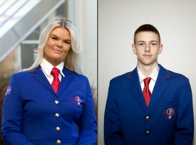 Guðný Dís Jónsdóttir og Guðmar Hólm Ísólfsson Líndal hafa verið valin í U21 landslið Íslands í hestaíþróttum. Mynd af Lhhestar.is.
