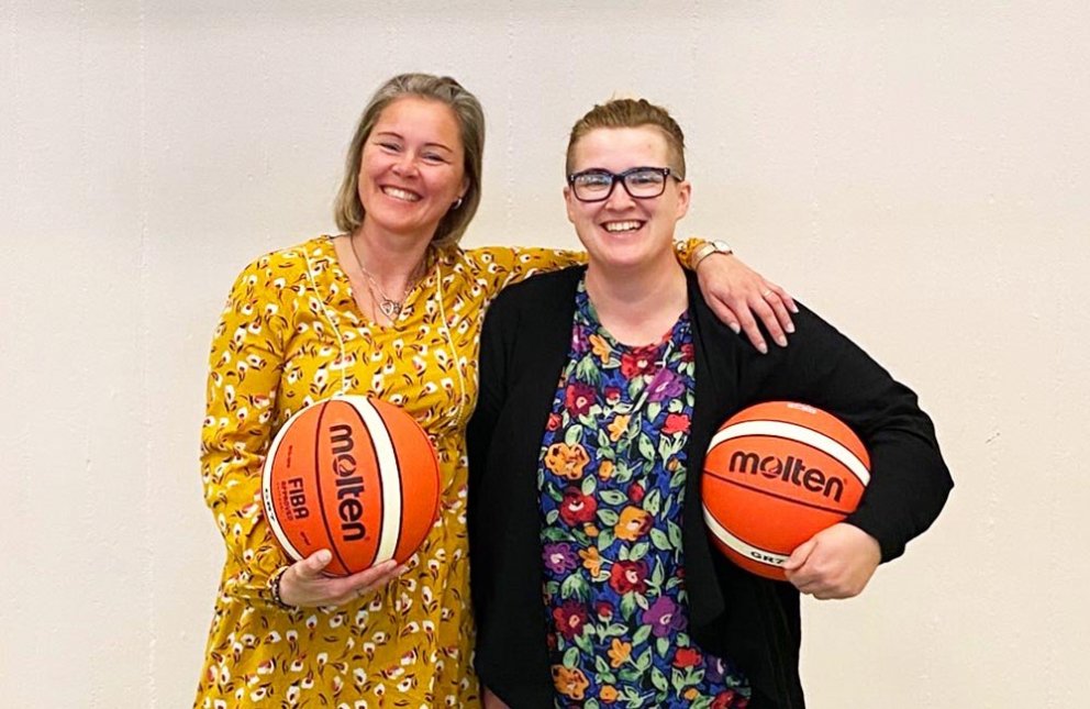 Guðrún Björk og Lee Ann. AÐSEND MYND