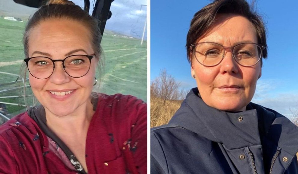 Guðrún Helga til vinstri og Nína Ýr. MYND AF SKAGAFJÖRÐUR.IS