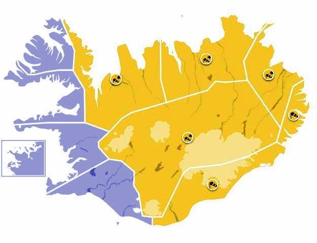 Það er eins gott að gera ráðstafanir í tíma, festa trampólínin eða koma þeim í hús og annað sem gæti farið af stað í rokinu.