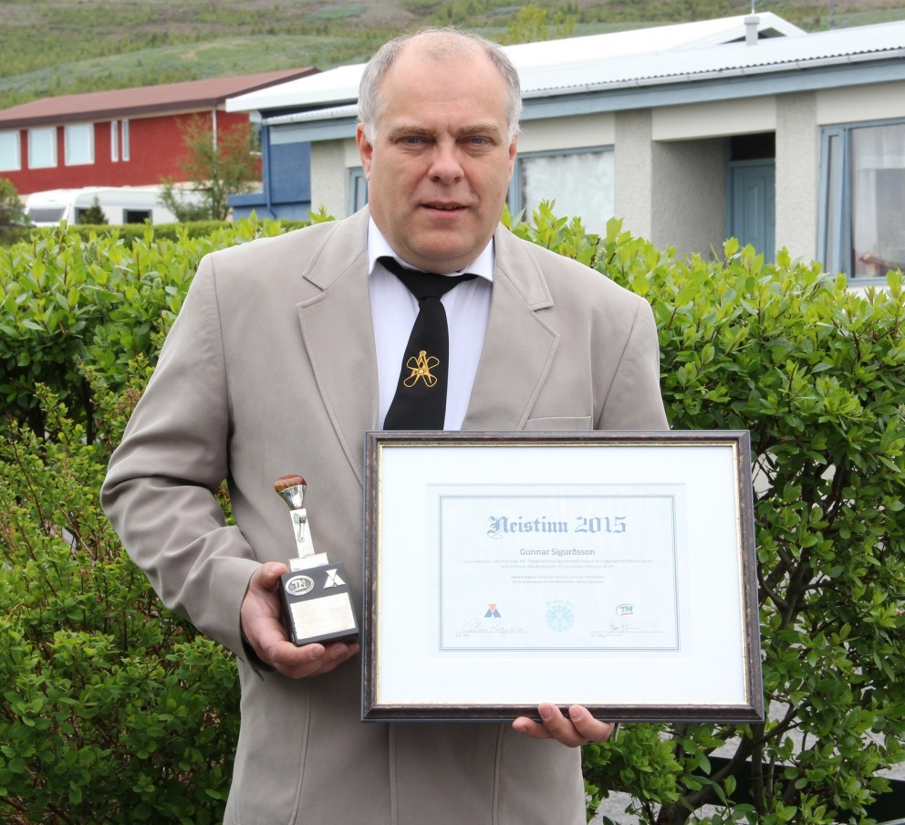 Gunnar yfirvélstjóri á Málmey hlaut Neistann