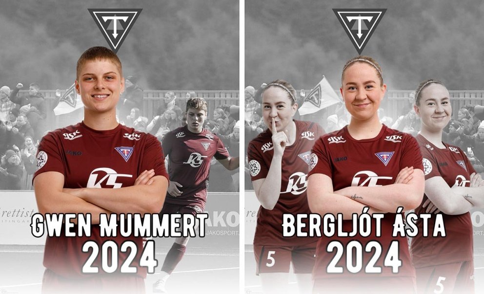 Gwen og Bergkjót Ásta. MYND: DAVÍÐ MÁR