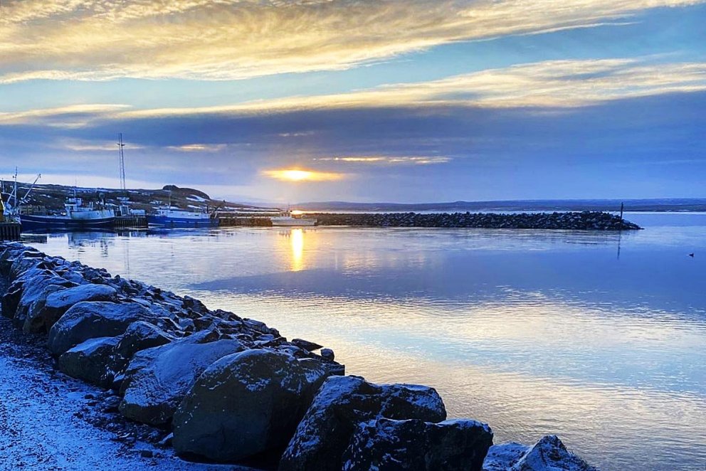 Frá hafnarsvæðinu á Hvammstanga. MYND: HÚNAÞING VESTRA