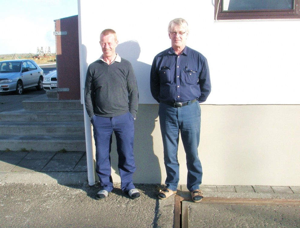 Einar Á. Gíslason og Gunnar S. Steingrímsson. Ljósm./skagafjordur.is