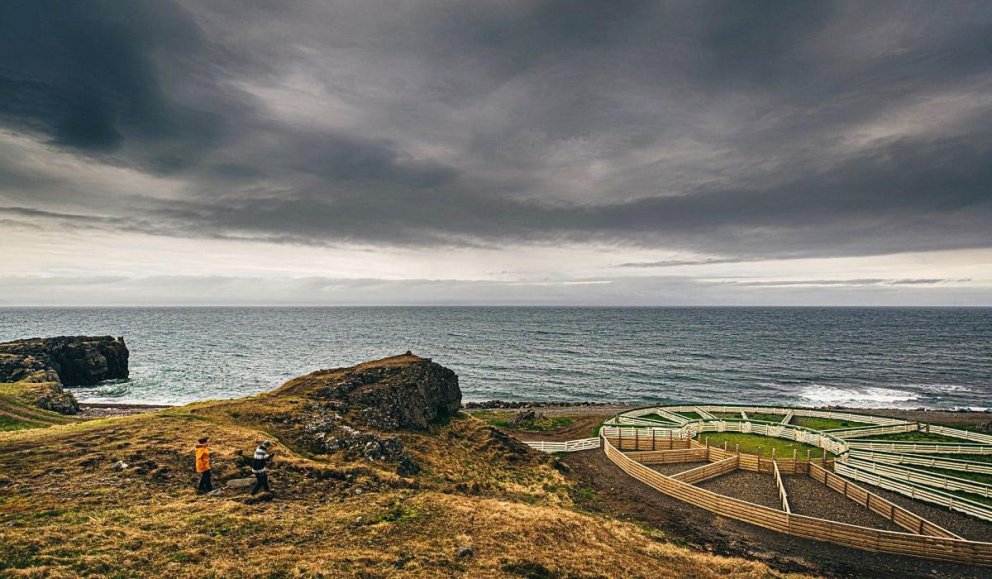 Hamarsrétt á vestanverðu Vatnsnesi. MYND AF VEF SSNV