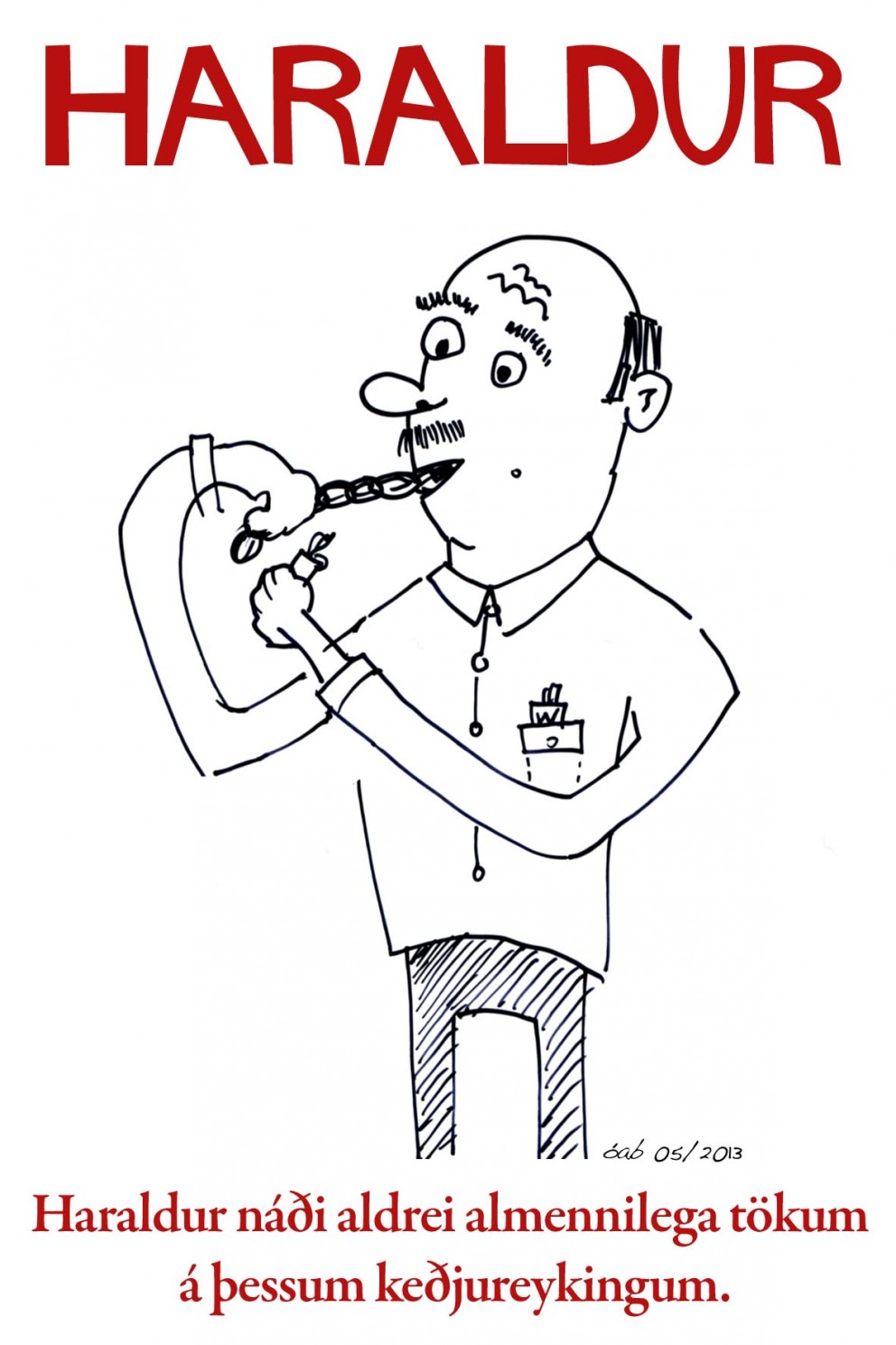 Haraldur ekki alveg með þetta á hreinu