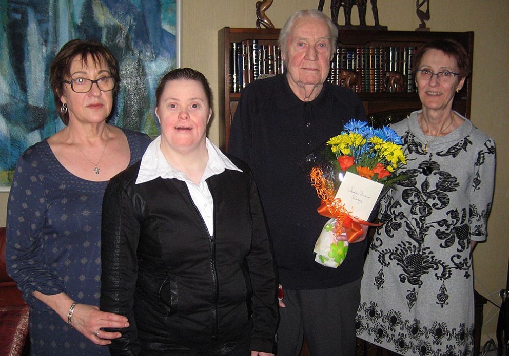 Haraldur á Sjávarborg 90 ára