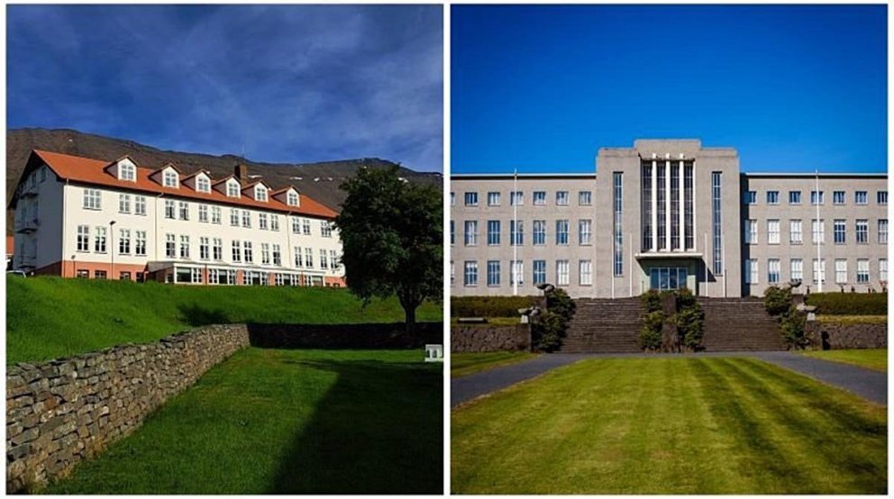Háskólinn á Hólum og Háskóli Íslands. MYND AF HÓLAR.IS