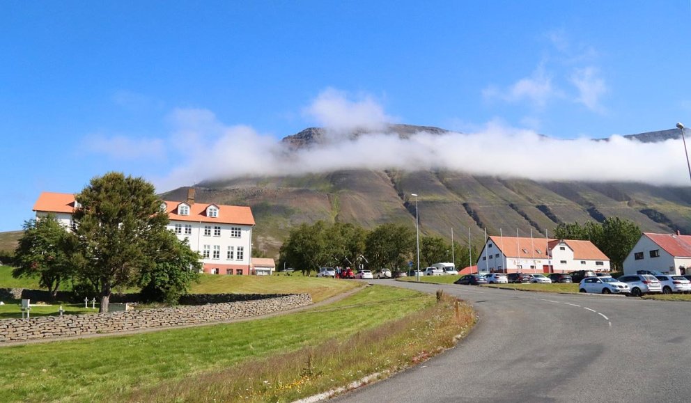Hluti af húsnæði Háskólans á Hólum. MYND: ÓAB