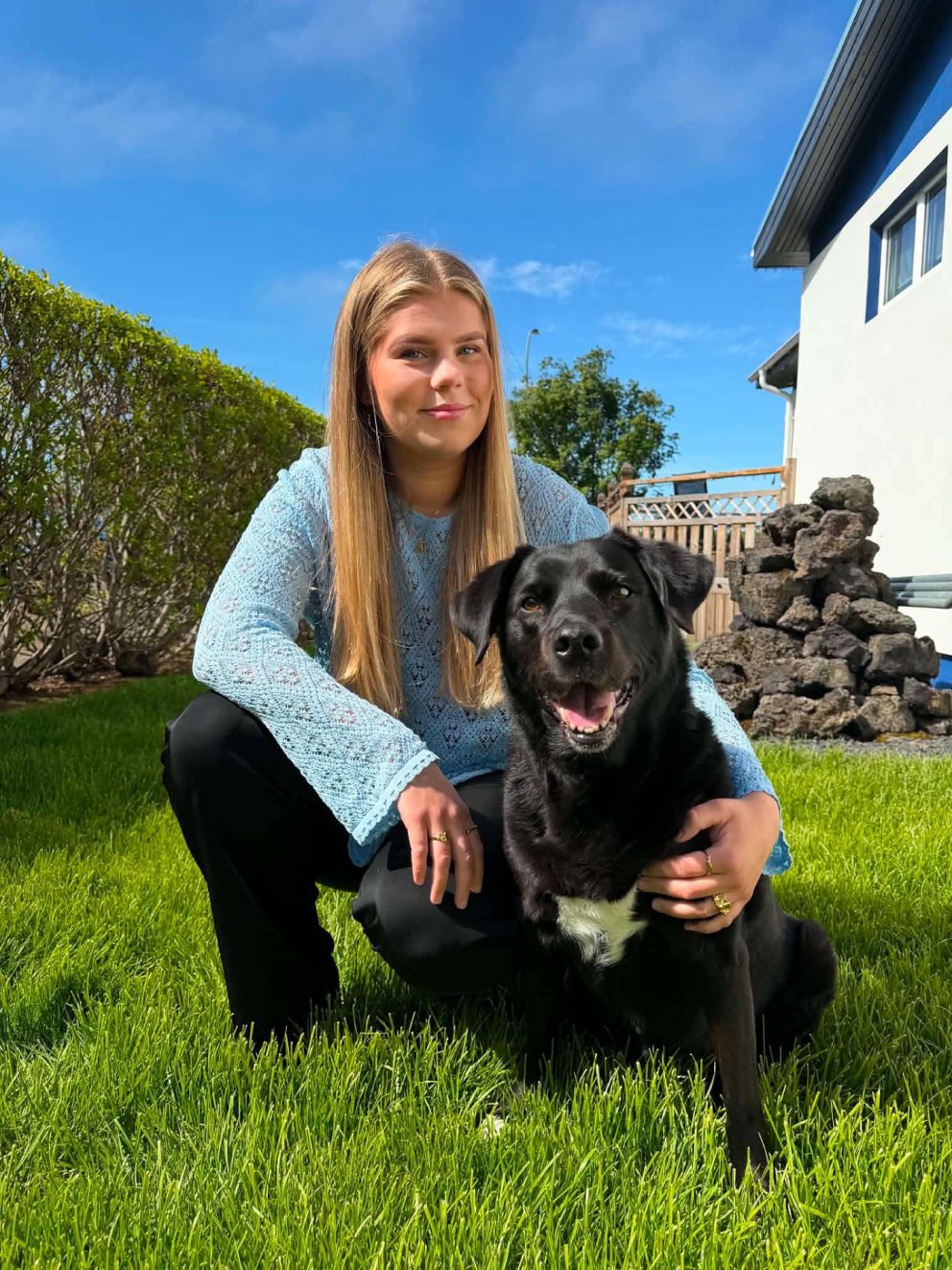Helga María og Ronja flottar saman. AÐSEND MYND